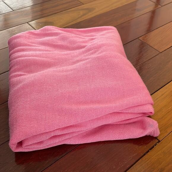 NEW H&M Bubblegum Pink Long Sleeve Sweater Lightweight XS Slits Tunic Soft Girl - Picture 3 of 5